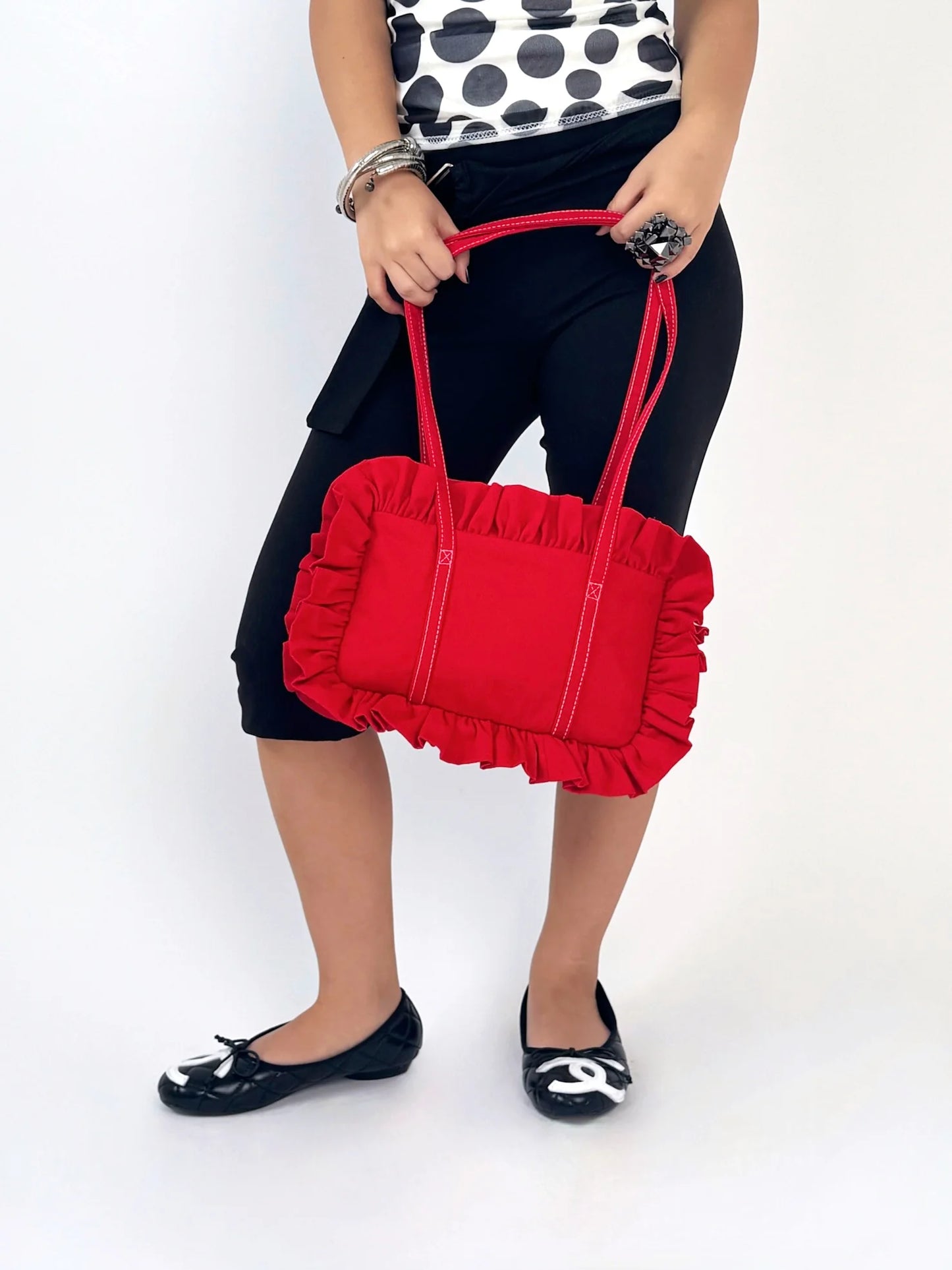 BAGGY London Bowler Bag - Red