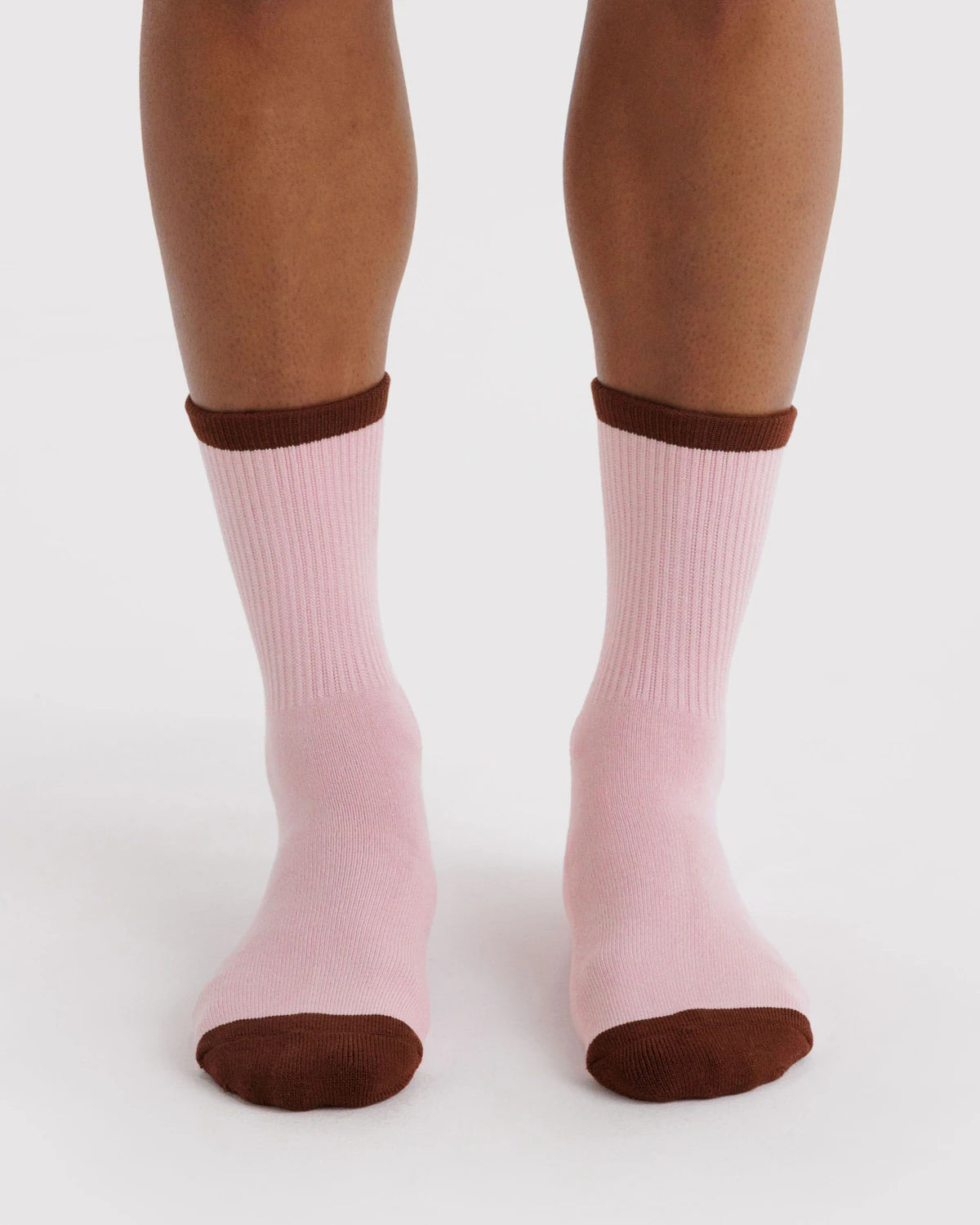 BAGGU Adult Ribbed Socks - Blush Mix