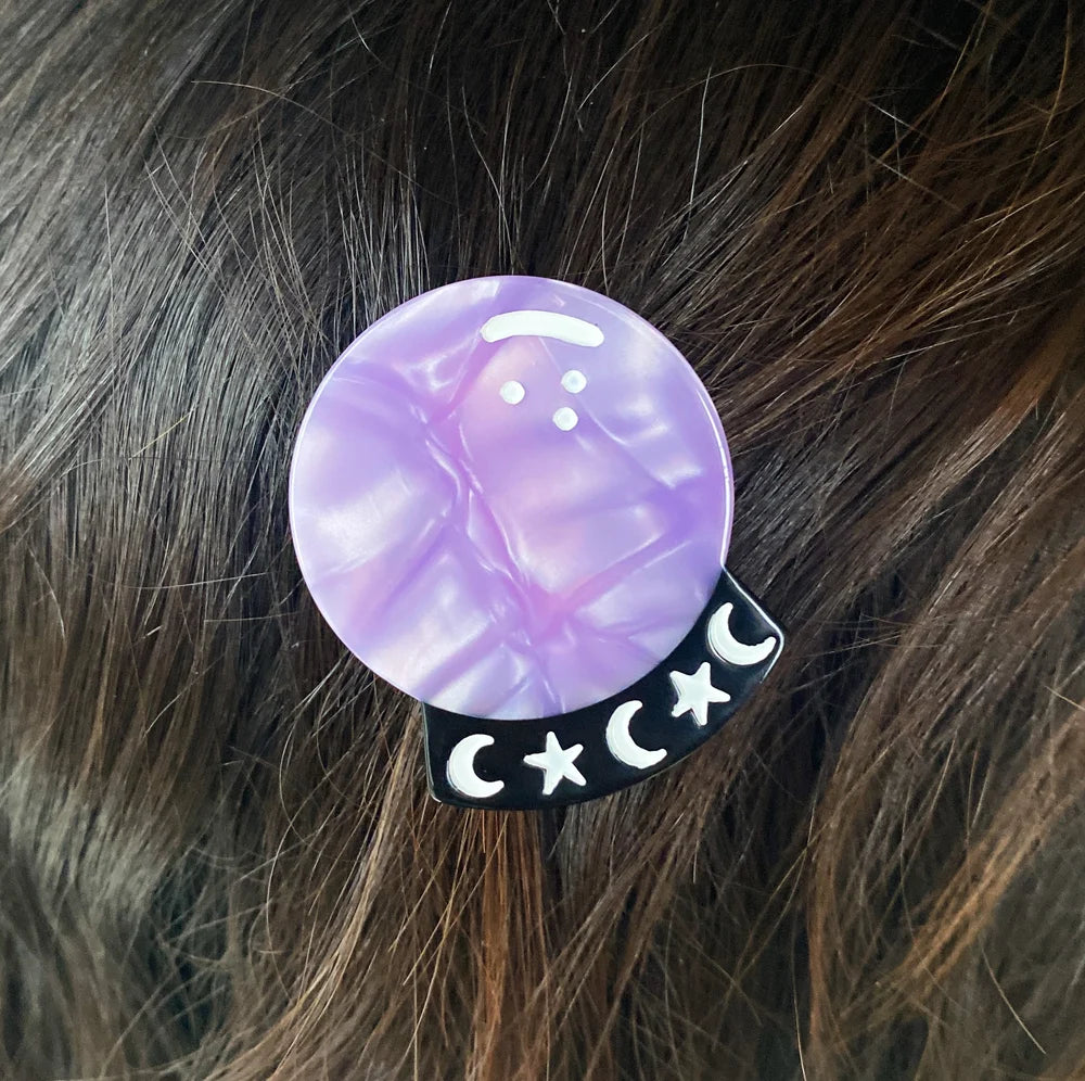 Lisa Junius Crystal Ball Hair Clip