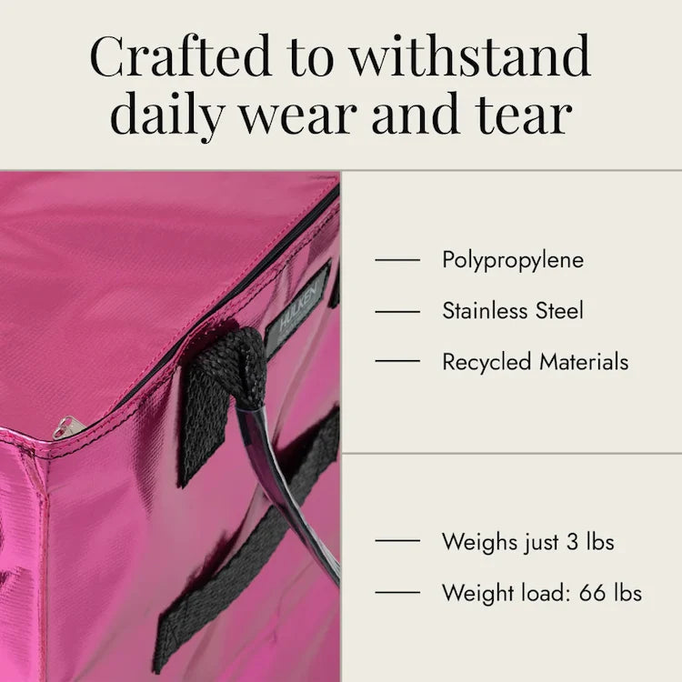 Hulken Original Rolling Small Tote Bag - Ultrapink