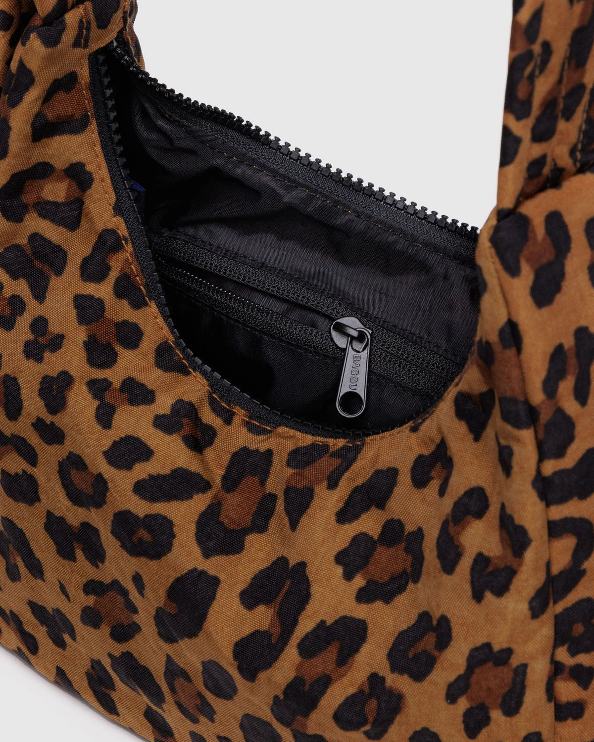 BAGGU Mini Nylon Shoulder Bag - Leopard