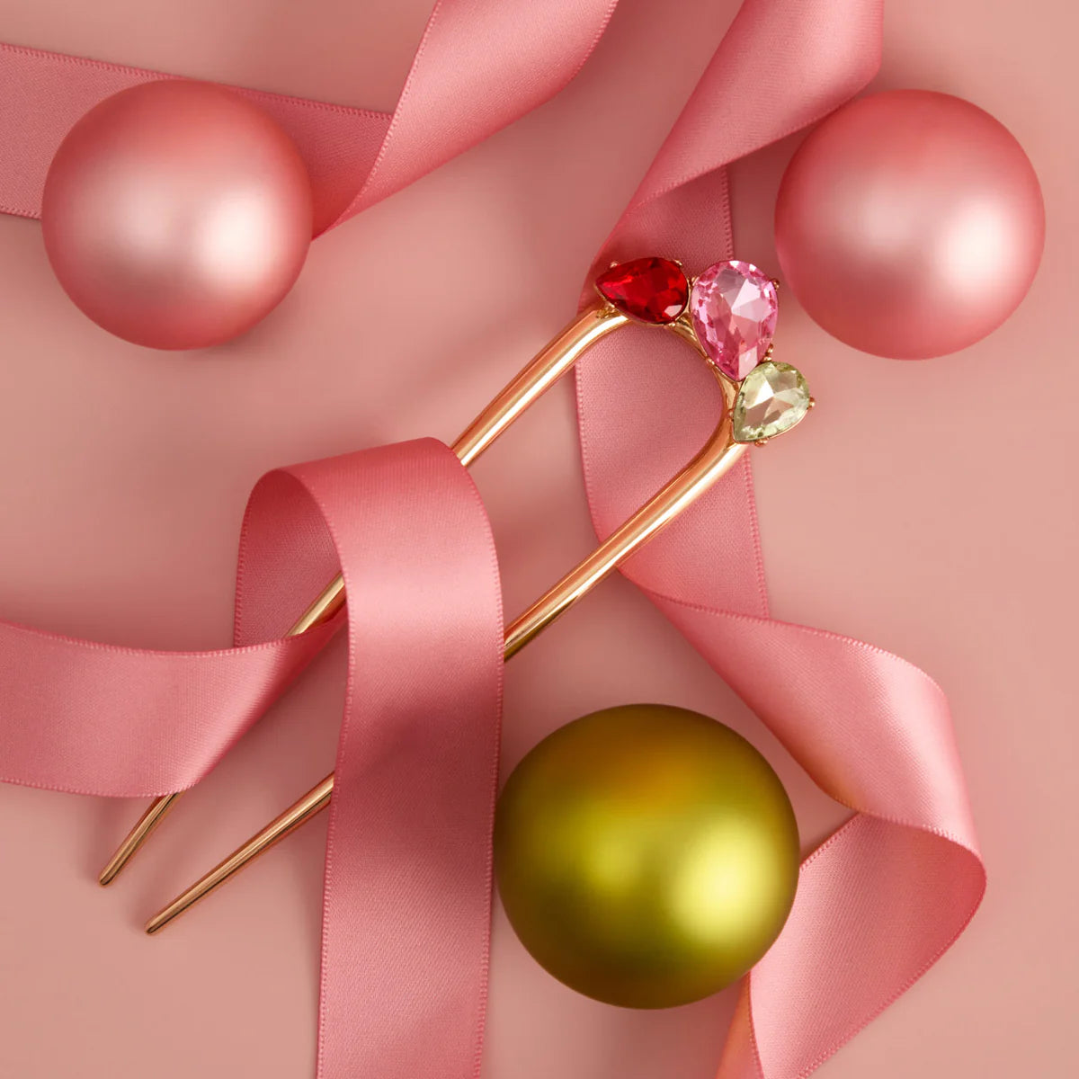 KITSCH French Hair Pin - Gemstone