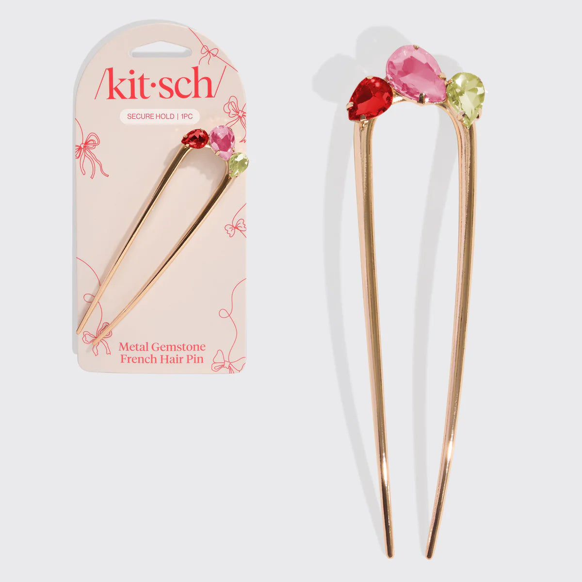 KITSCH French Hair Pin - Gemstone