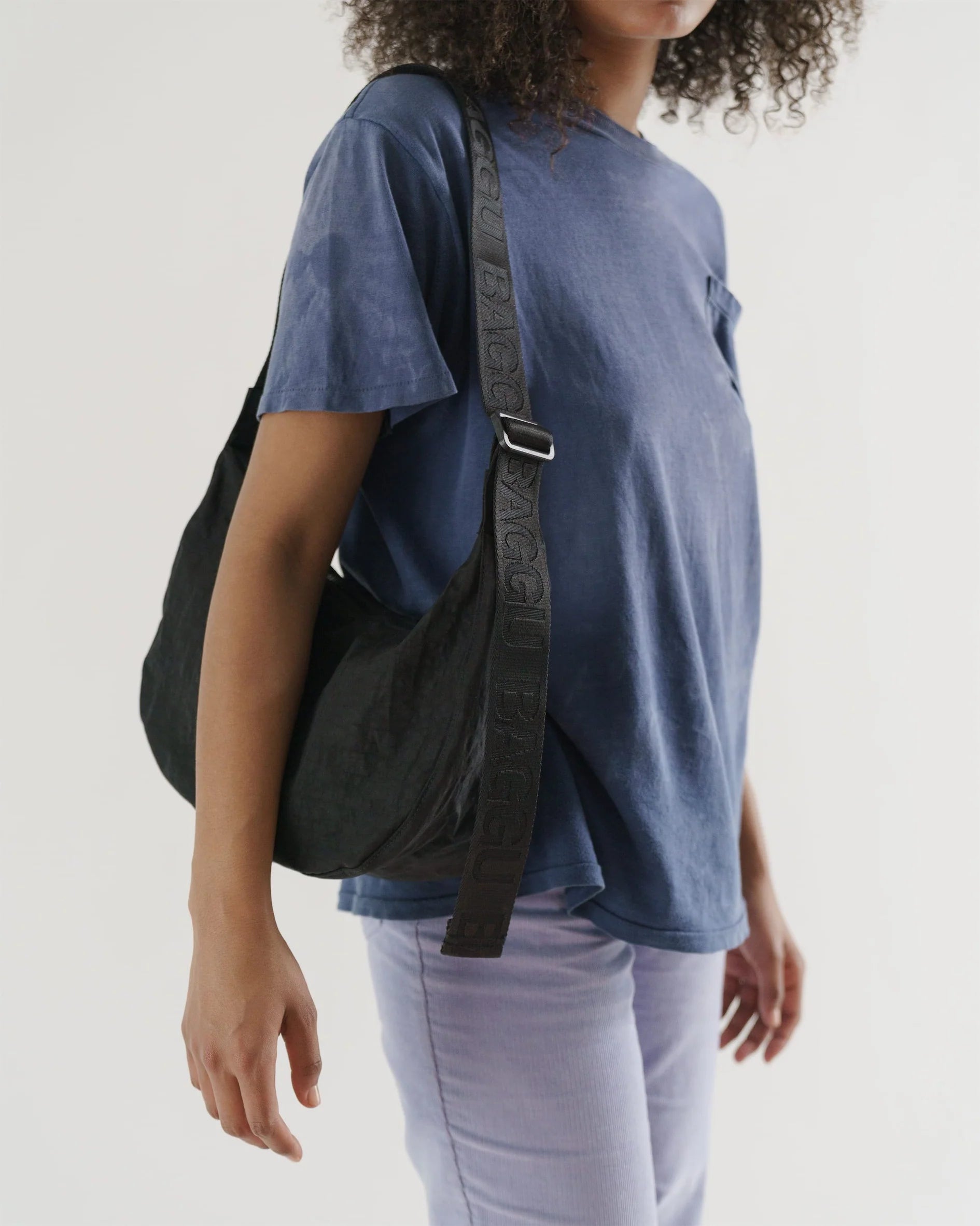Baggu crossbody top purse black