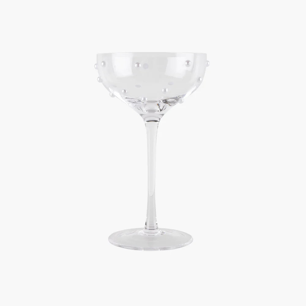 Lepelclub Pearl Glass Coupe in Clear 