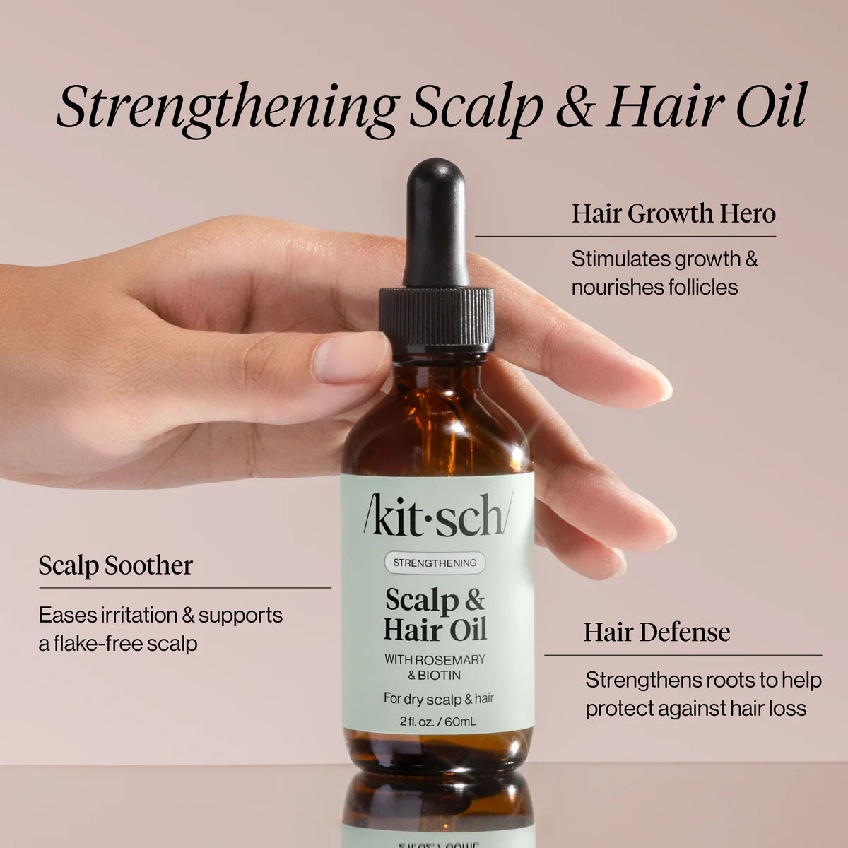 KITSCH Strengthening Hair & Scalp Oil 10ml