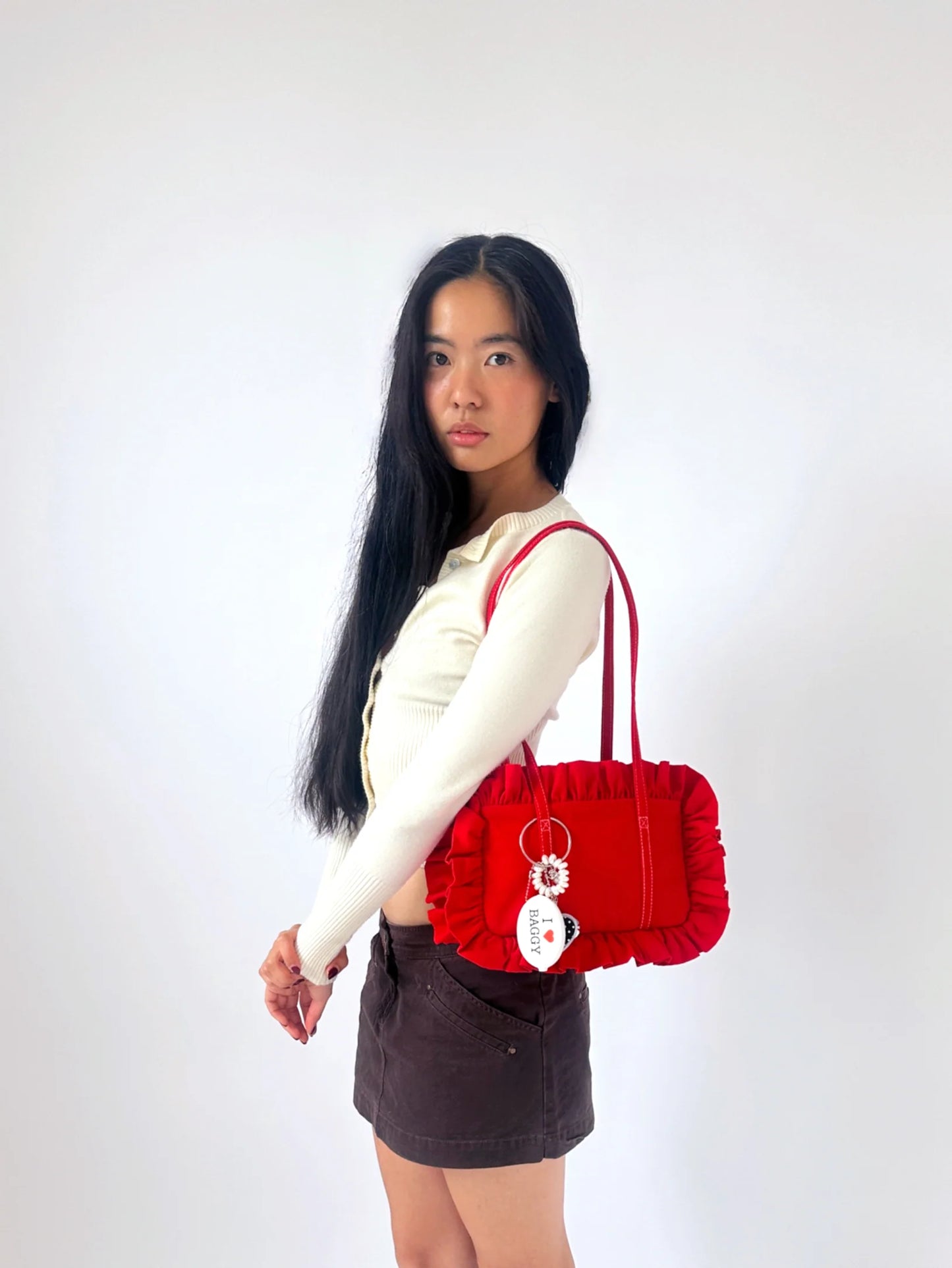 BAGGY London Bowler Bag - Red