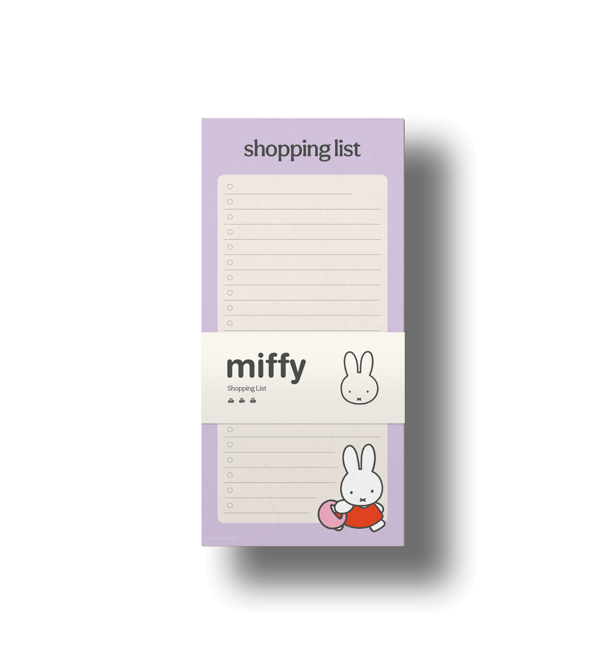 Miffy Tear Off Shopping List