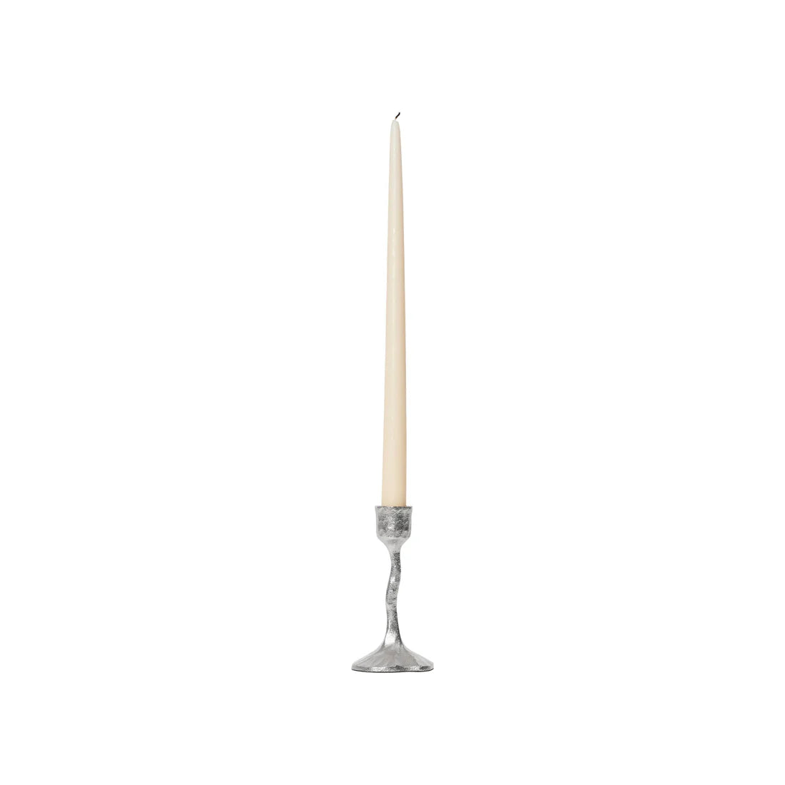 Broste Copenhagen Amy Small Silver Candle Holder