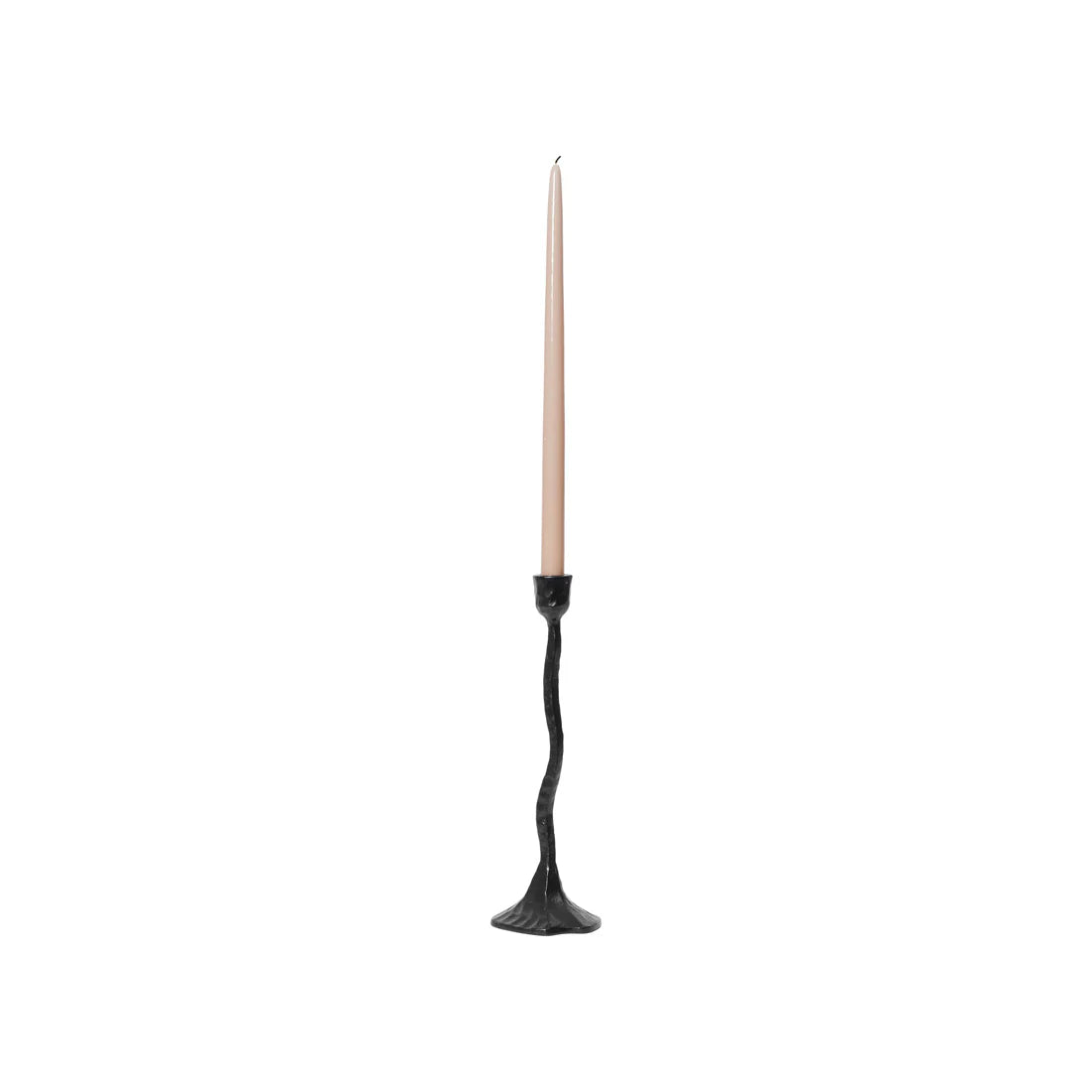 Broste Copenhagen Amy Large Black Candle Holder