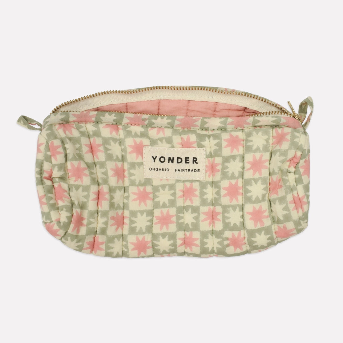 YONDER Quilted Barrel Case - Peppermint Pinwheel
