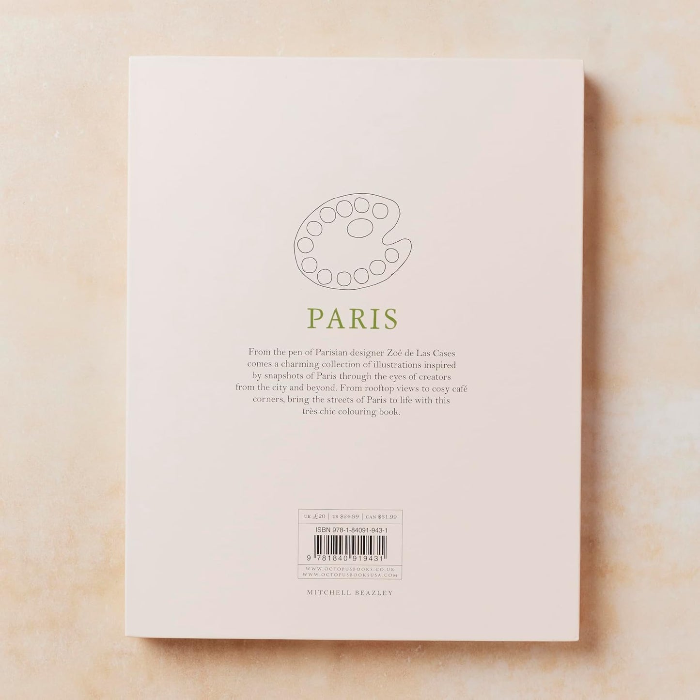 A Collection of Beautiful Parisian Images to Colour by Zoé de Las Case
