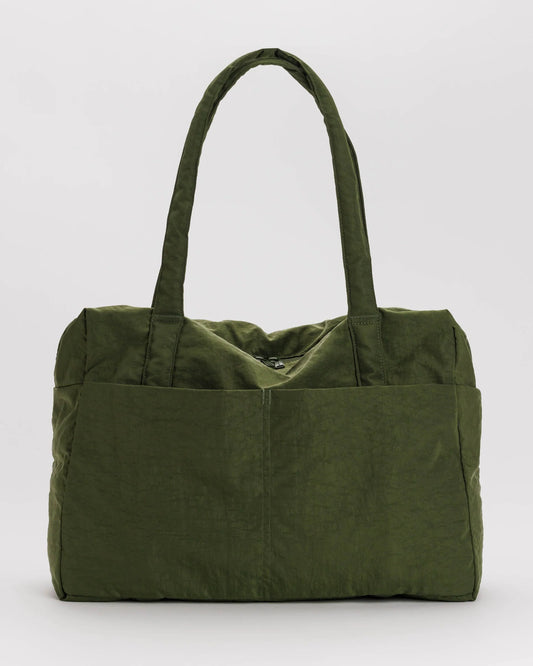 baggu travel carry-on bag in bay laurel