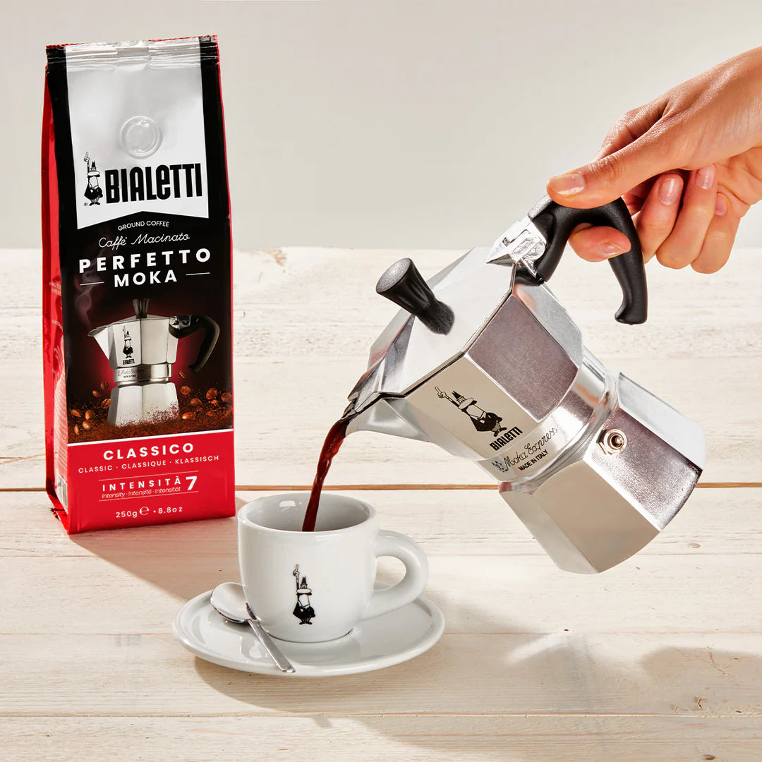BIALETTI Moka Express - Silver 6 Cup