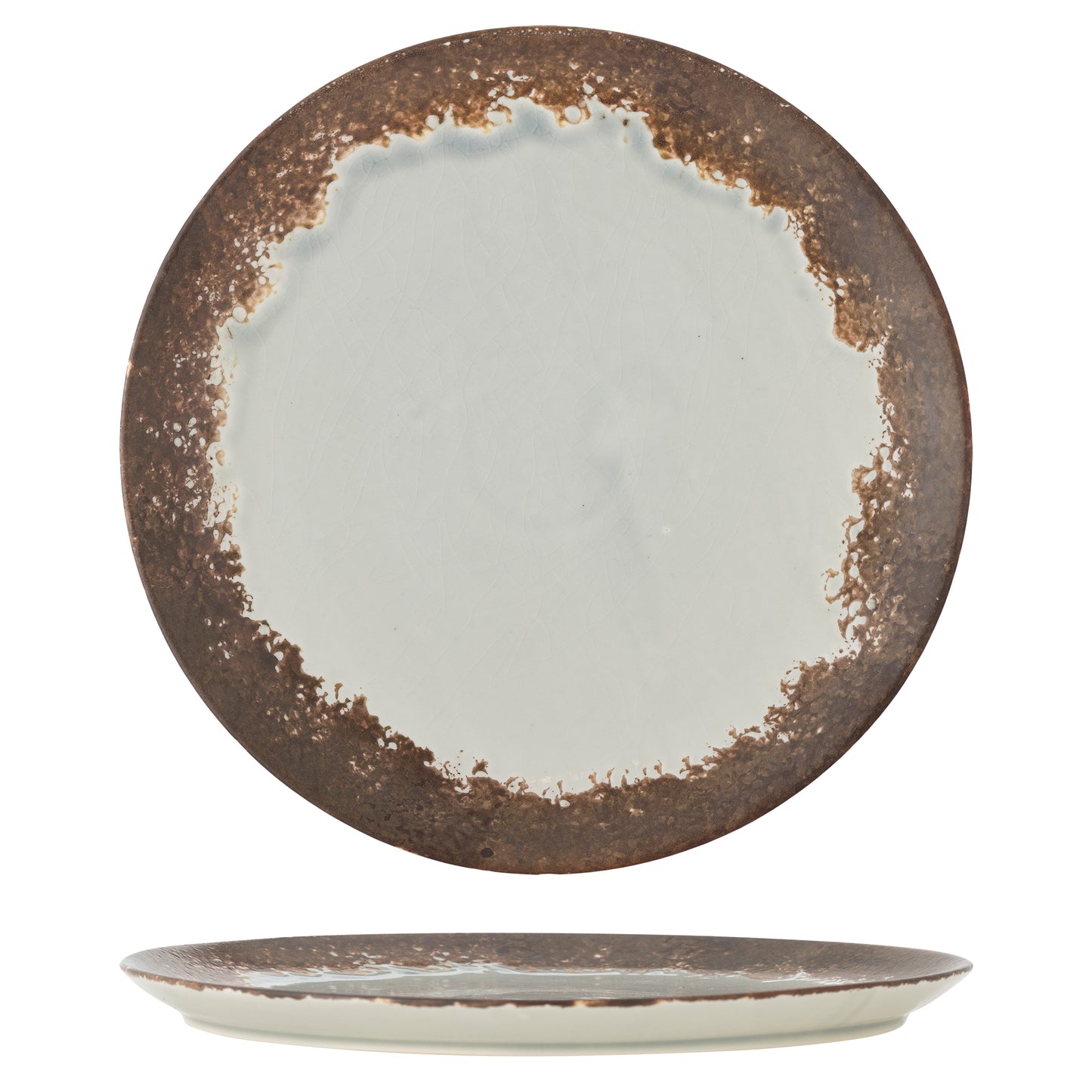 Bloomingville Paula Stoneware Plate - Brown