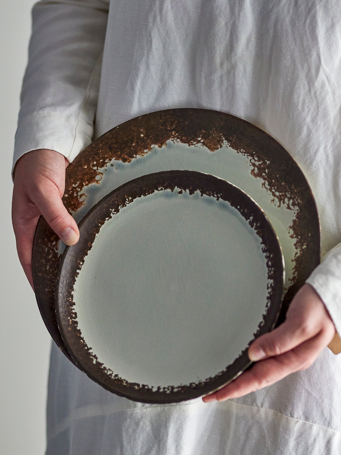 Bloomingville Paula Stoneware Plate - Brown