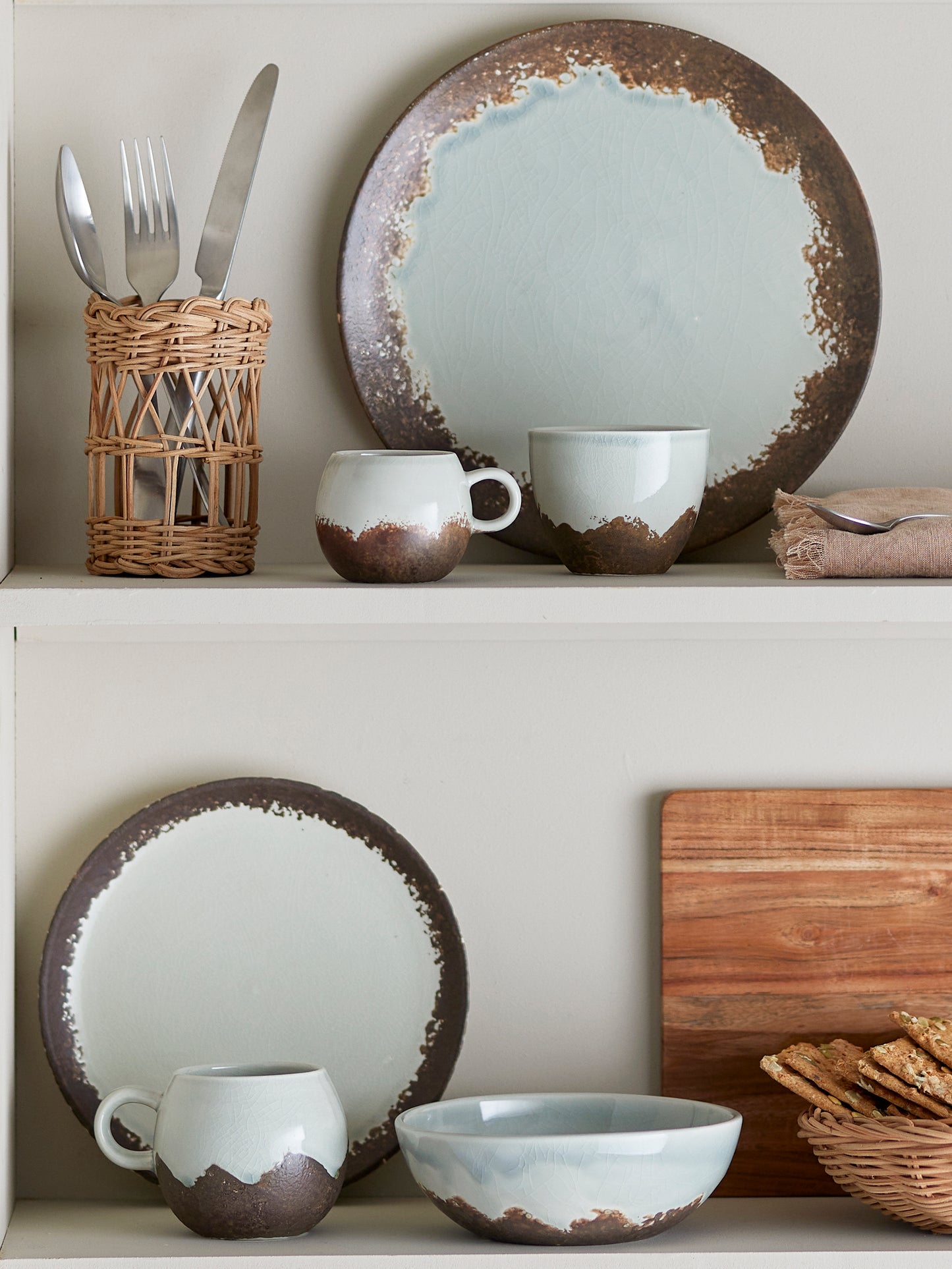 Bloomingville Paula Stoneware Plate - Brown