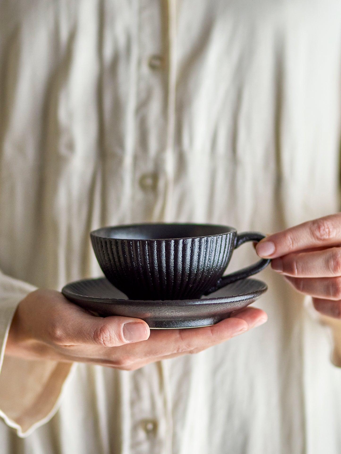 Bloomingville Neri Cappuccino Stoneware Cup