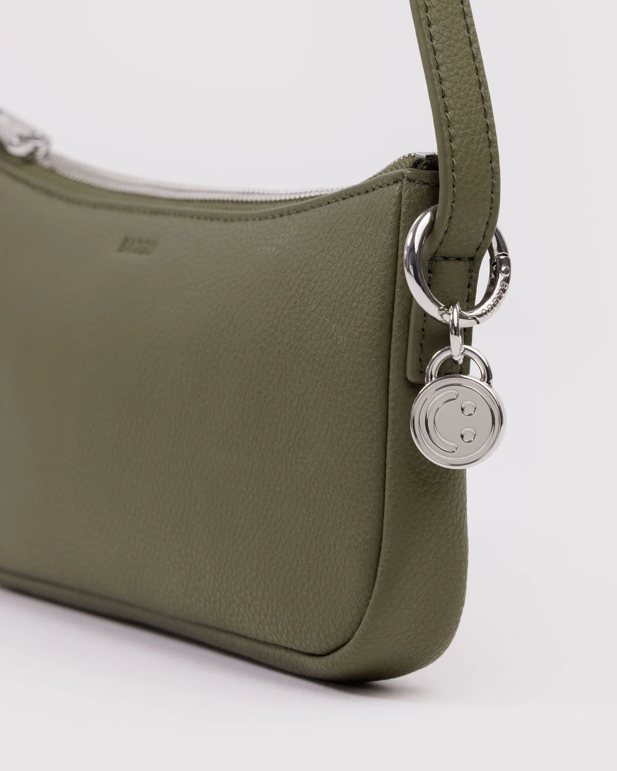 BAGGU Recycled Leather Pochette - Loden