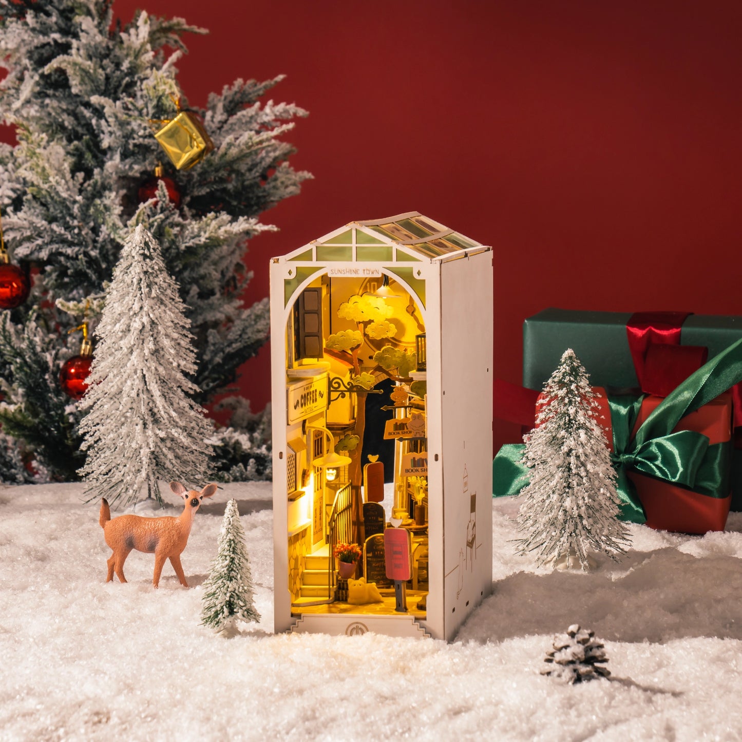 Rolife Book Nook Shelf Insert - Sunshine Town