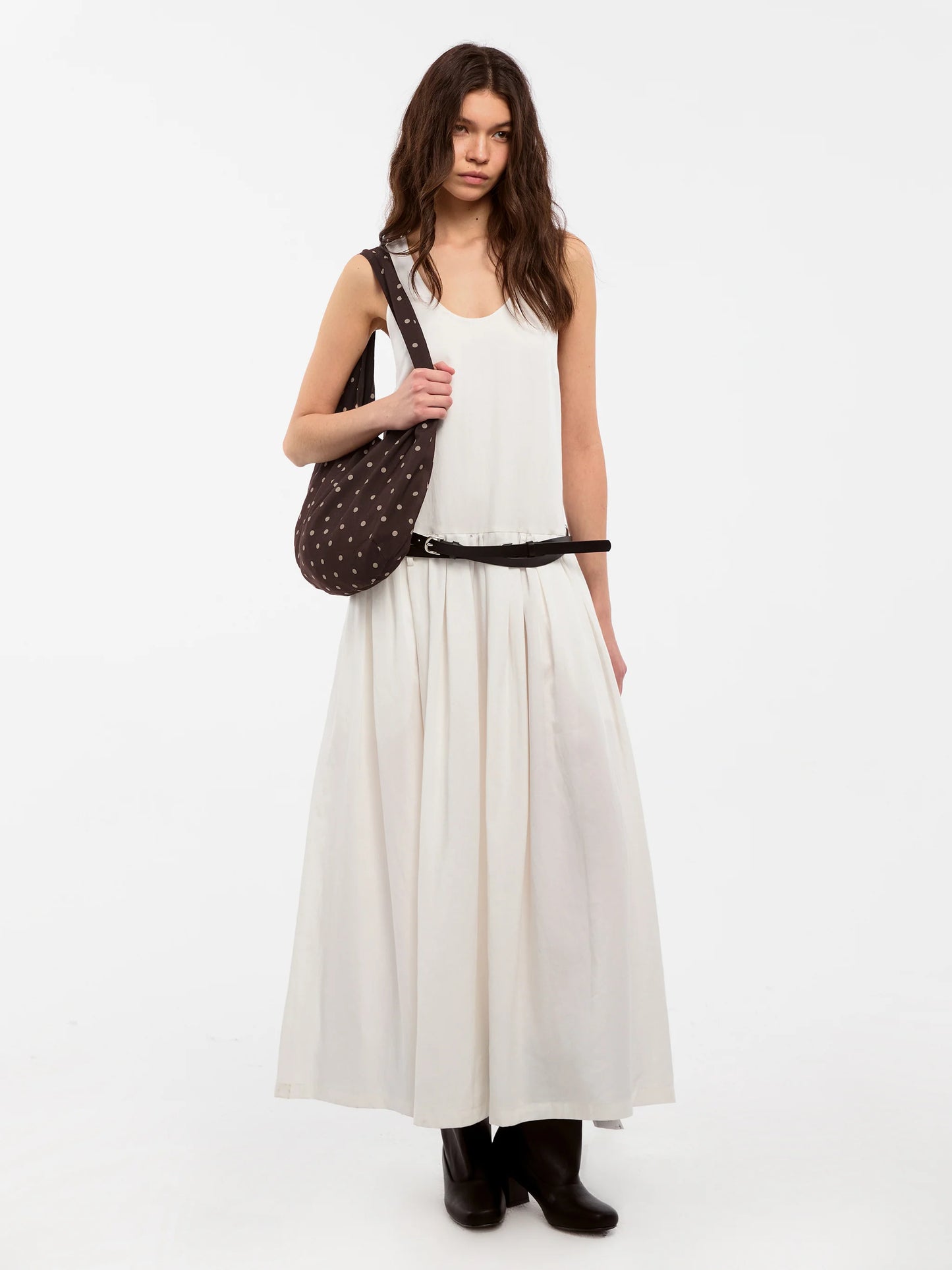 CUBIC Polka Dot Casual Bag - Brown & Pink