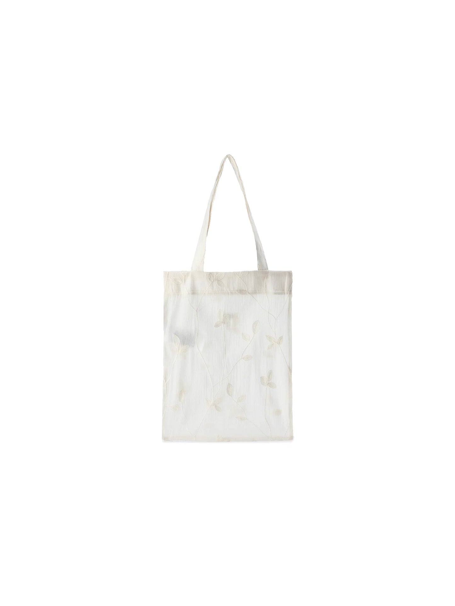 CUBIC Vine Lace Lightweight Shoulder Bag - Beige