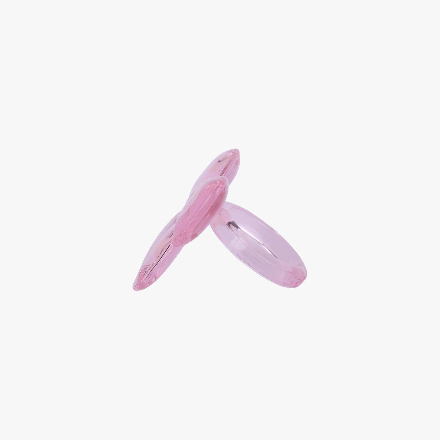 Lepelclub Bow Napkin Ring Pink Set of Four
