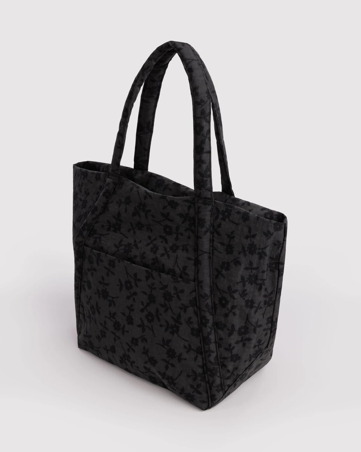 BAGGU Cloud Bag - Charcoal Ditsy Floral