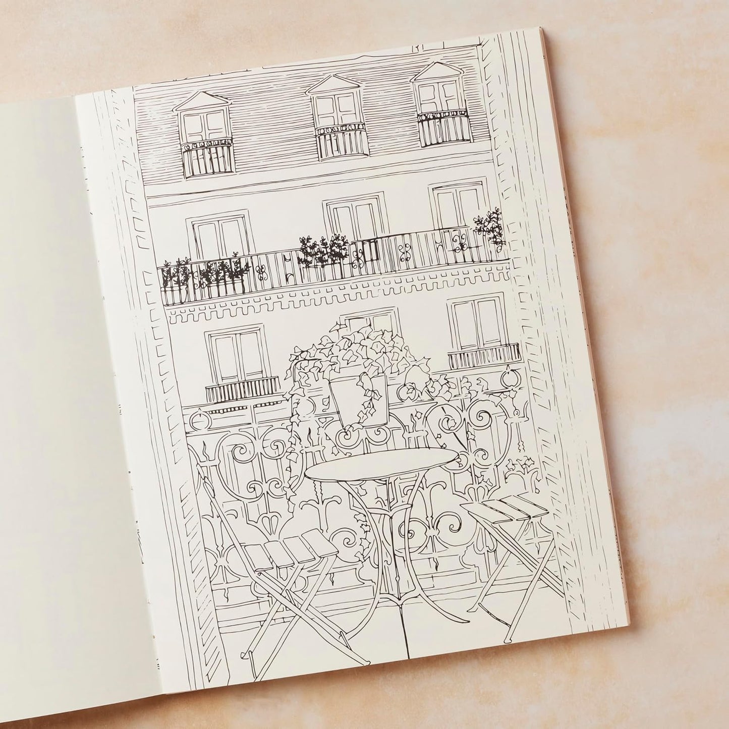 A Collection of Beautiful Parisian Images to Colour by Zoé de Las Case