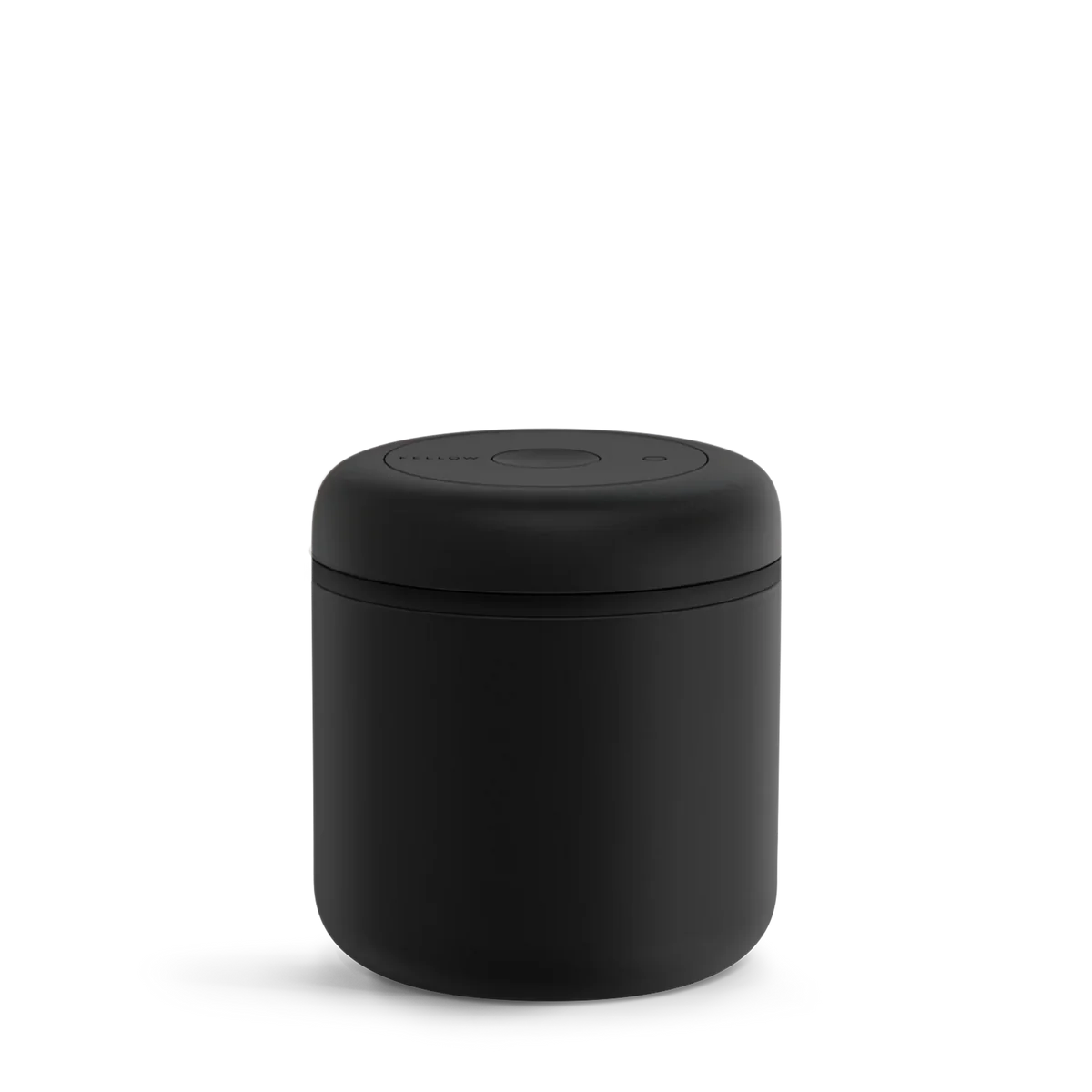 Fellow Atmos Vacuum Canister - 0.7L Matte Black on a white background 