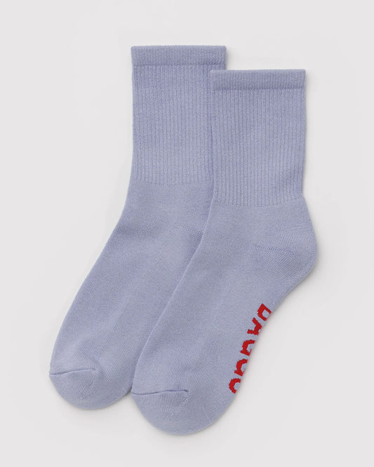 BAGGU Adult Ribbed Socks - Mist