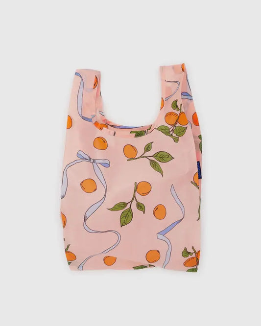 BAGGU Baby Reusable Bag in Apricots & Ribbons