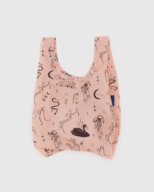 BAGGU Baby Reusable Bag in Ballet Icons pattern