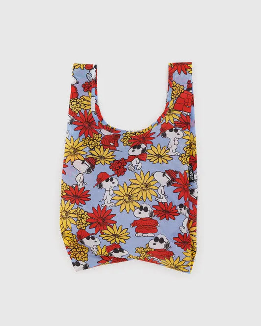 BAGGU Baby Reusable Bag Floral Snoopy