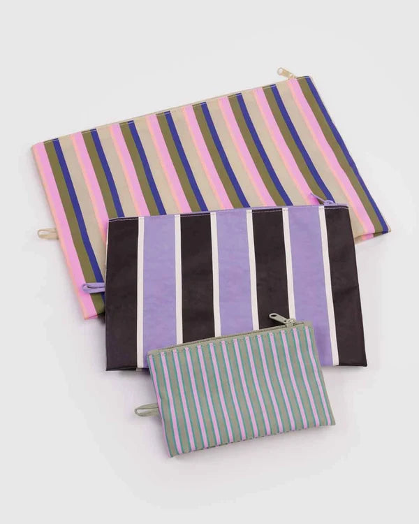 BAGGU Go Pouch Set - Candy Shop Stripes