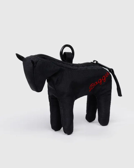 BAGGU Horse bag charm in black colour