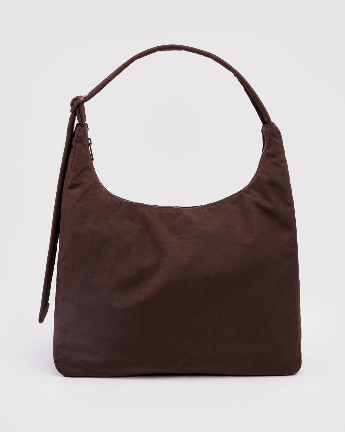 BAGGU Nylon Shoulder Bag in Coffee colour