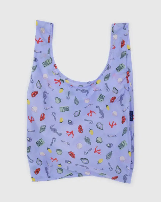 BAGGU Standard Reusable Bag IN  Sea Charms Pattern