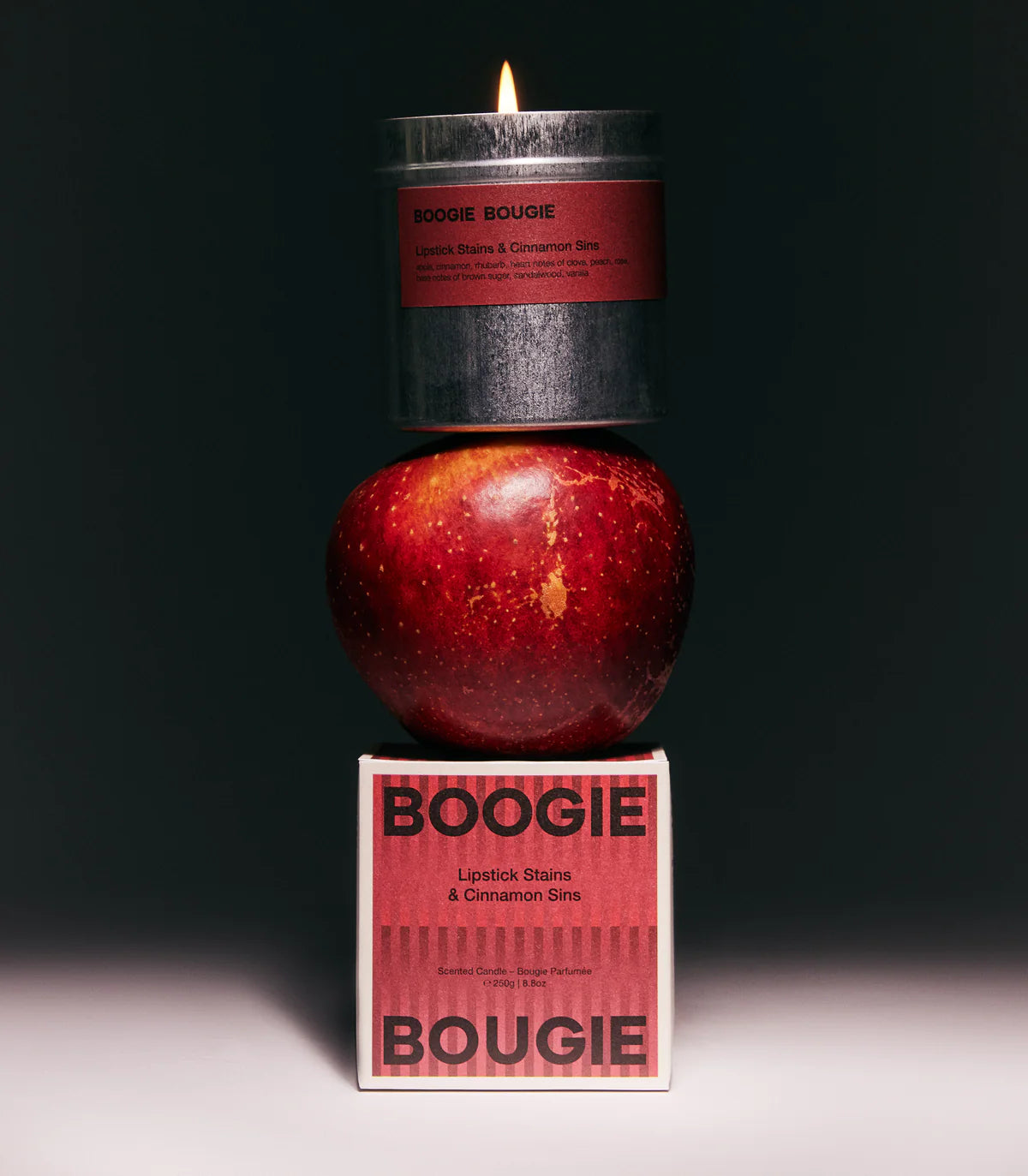Boogie Bougie Lipstick Stains & Cinnamon Sins Candle