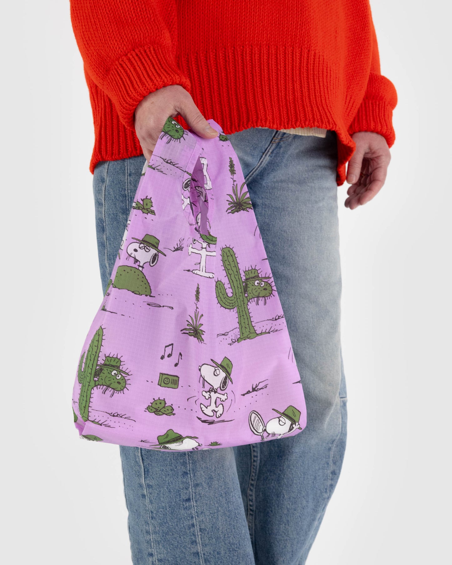 BAGGU x Peanuts Baby Reusable Bag - Pink Spike