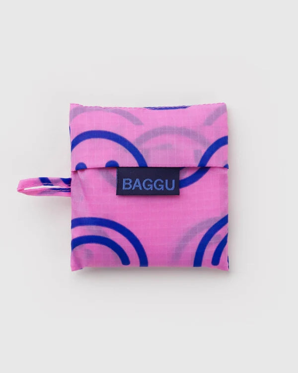 BAGGU Baby Reusable Bag - Pop Pink Happy