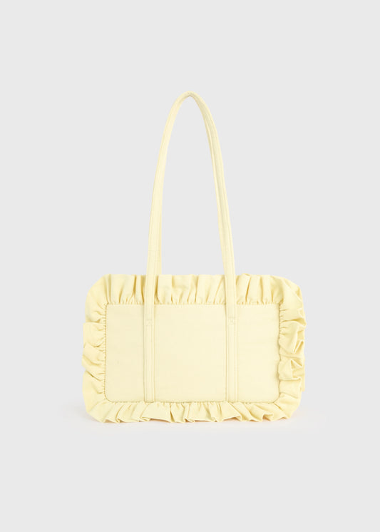 BAGGY London Bowler Bag - Butter Yellow