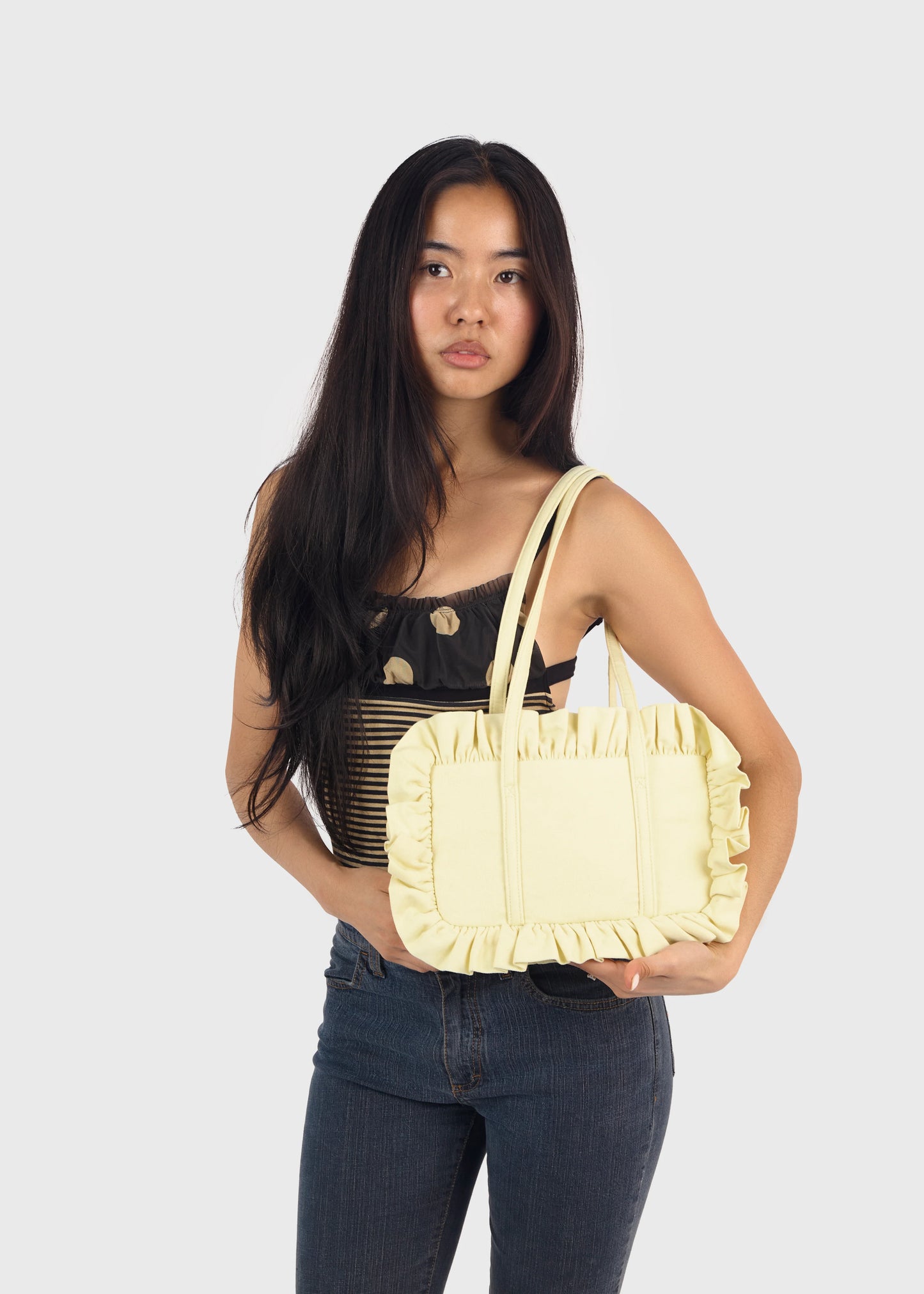 BAGGY London Bowler Bag - Butter Yellow