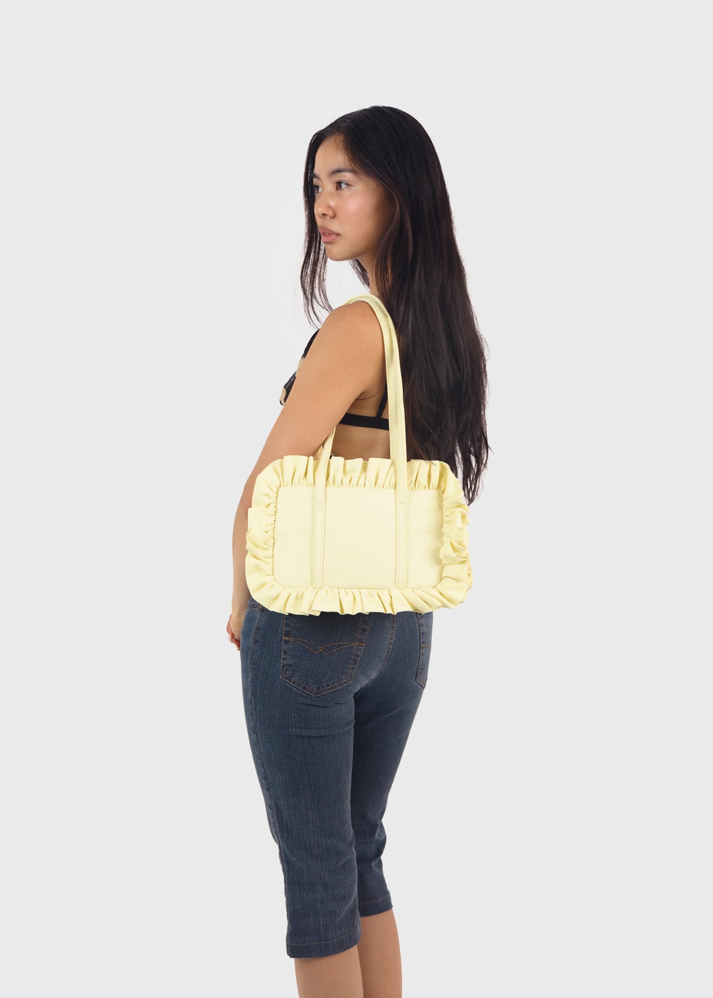 BAGGY London Bowler Bag - Butter Yellow