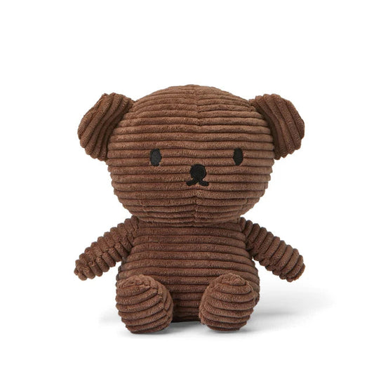 Brown teddy bear plush toy on a white background