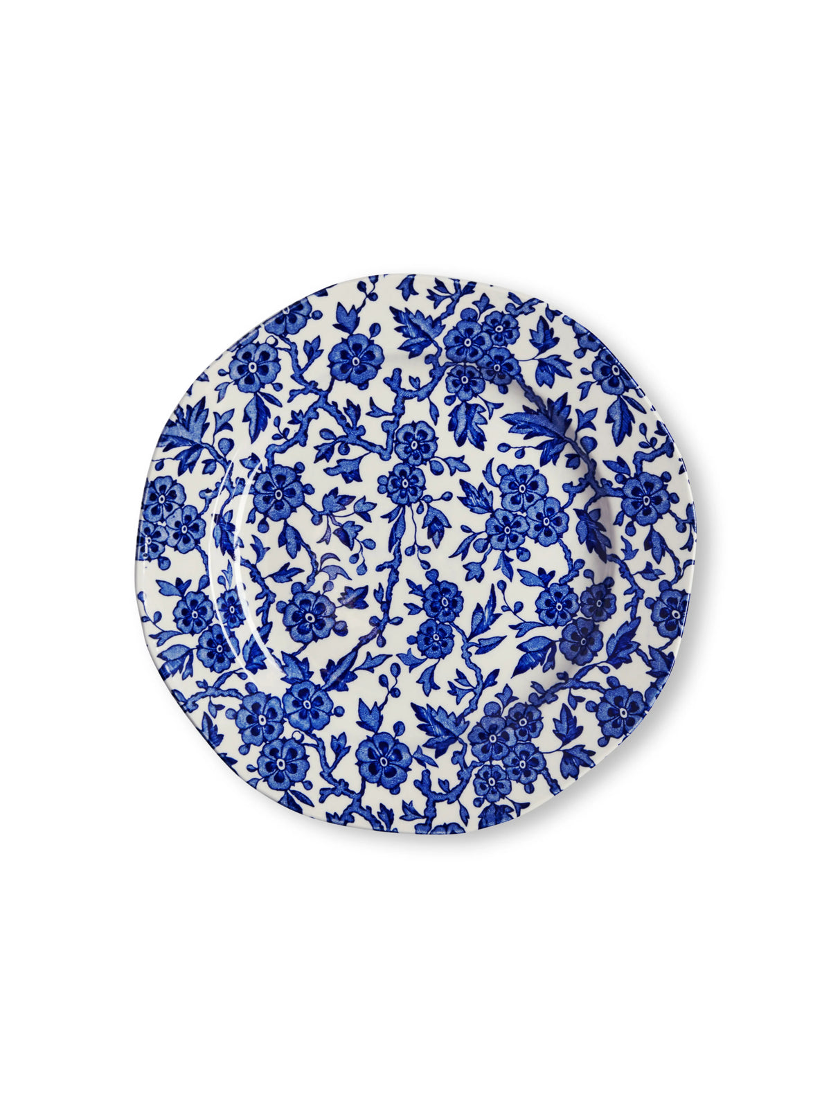 Burleigh Blue Arden Plate 19cm side plate on a white background 