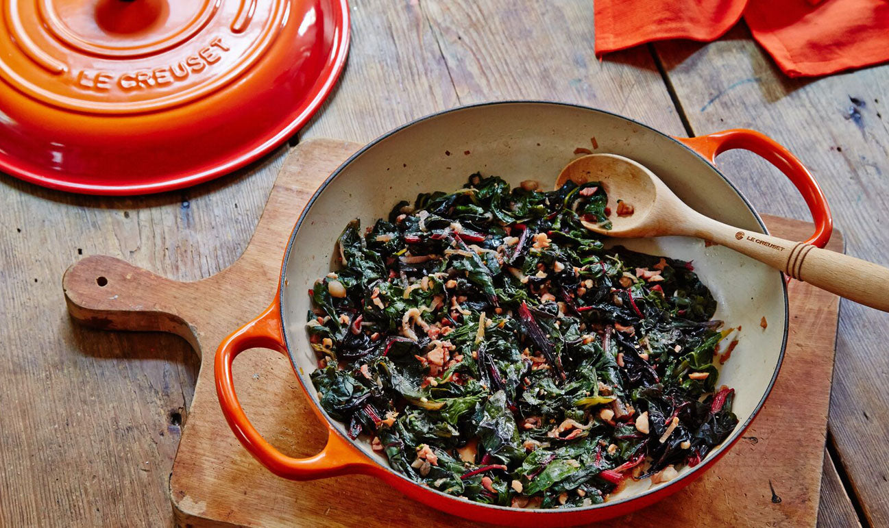 Le Creuset Signature Shallow Cast Iron Casserole Volcanic 30cm