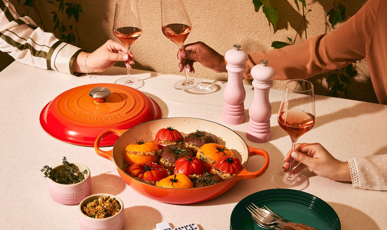 Le Creuset Signature Shallow Cast Iron Casserole Volcanic 30cm