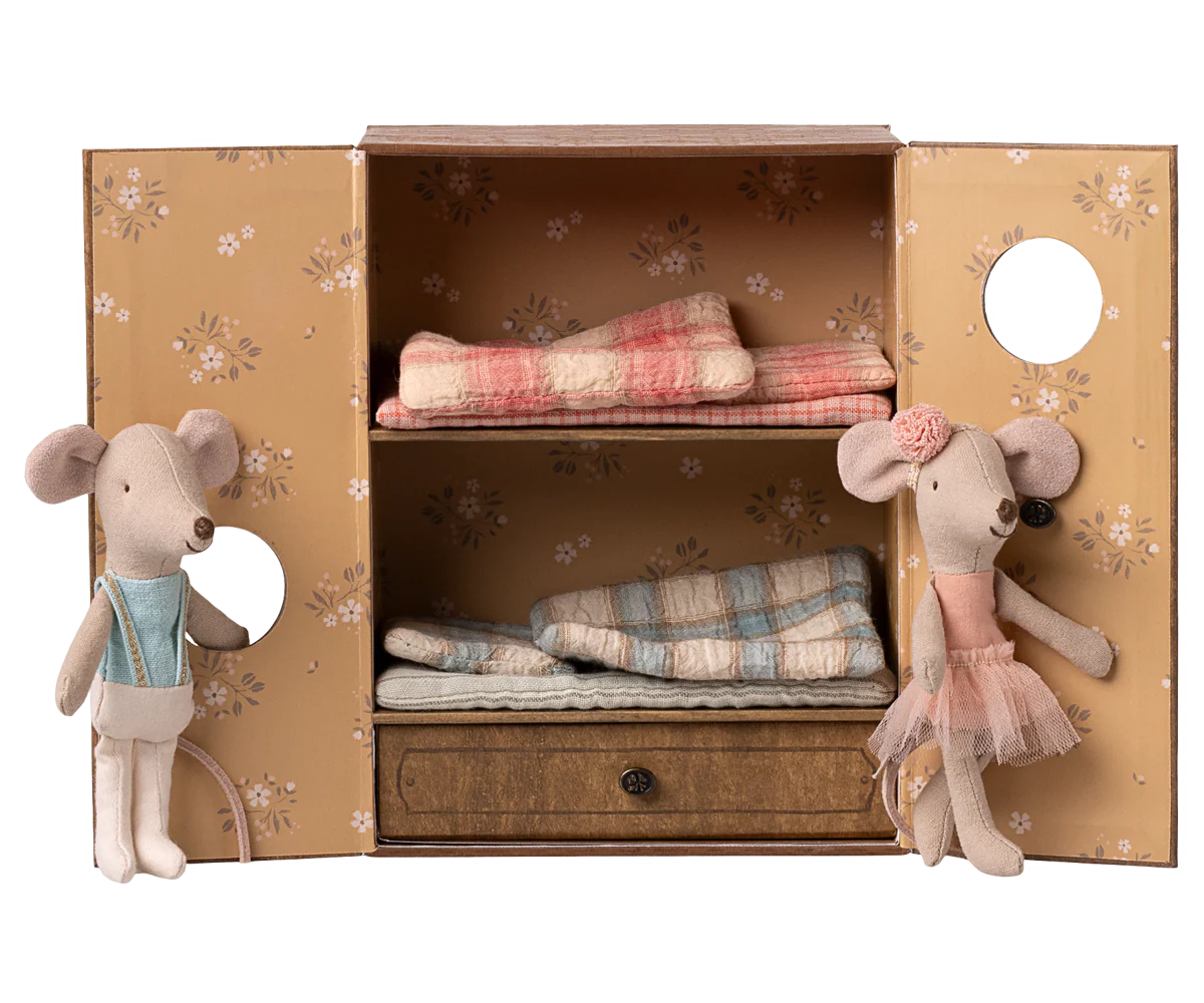 Maileg Ballet Mice in Dance Studio - Little Sister and Brother