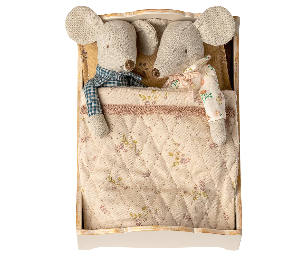 Maileg Mouse Bed - Off White
